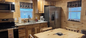 OAK COTTAGE - Lakefront on Thayer Lake in Alden, MI with WiFi, AC