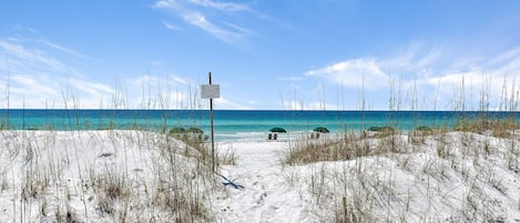 On the beach