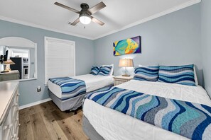 2 bedrooms, iron/ironing board, free WiFi, bed sheets