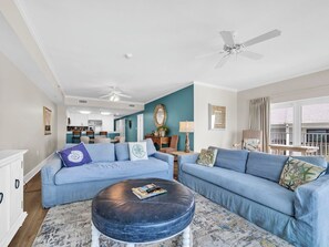 Smart TV - ⚓🌊30A-BeachFront Complex-Pool Front Patio-Palm Grove at Sago Sands 301☀️🐟 (Santa Rosa Beach)
