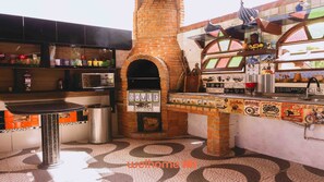 Outdoor dining - Casa em Gravata com Piscina e Churrasqueira (Gravatá)