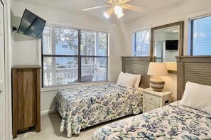 2 bedrooms, iron/ironing board, travel crib, WiFi