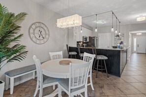 Dining - Beach Front! | Private Beach, 2BR, Pool & Hot Tub | Crescent 109 (Miramar Beach)