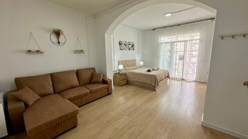 Classic Quadruple Room, Shared Bathroom | Iron/ironing board, free WiFi, bed sheets