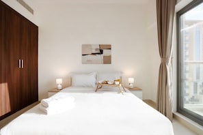 1 bedroom, iron/ironing board, free WiFi, bed sheets - Livbnb - 1B Sunset View Near Community Circle Park (Dubai)
