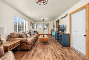 Smart-tv en een open haard