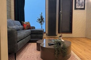 TV connectée, livres, chaîne hi-fi