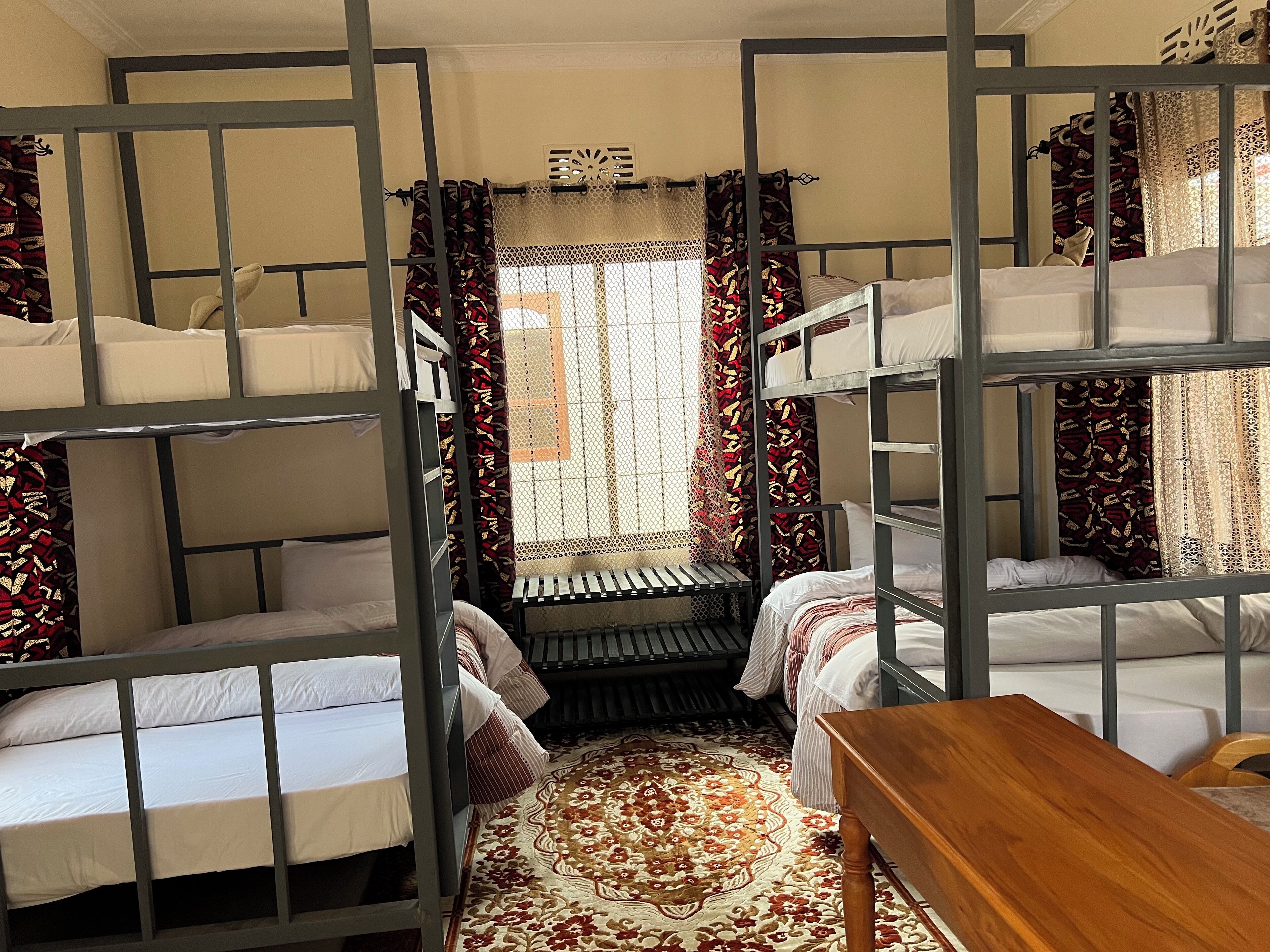 Free WiFi, bed sheets