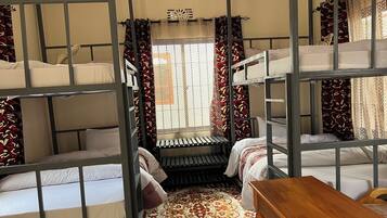 Free WiFi, bed sheets