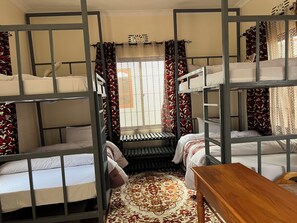 Free WiFi, bed sheets