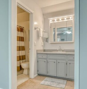 Regadera y secadora de cabello 