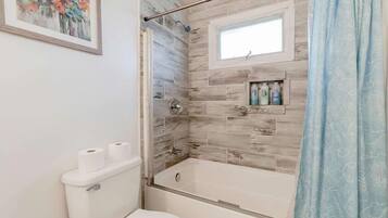Shower, hair dryer