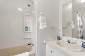 Shower, hair dryer