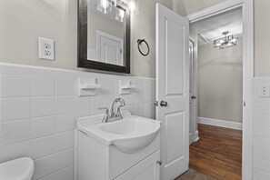 Ducha y secador de pelo