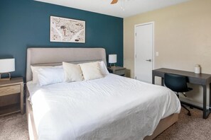 1 bedroom, desk, iron/ironing board, WiFi