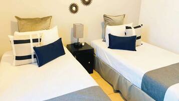 2 bedrooms, iron/ironing board, travel crib, WiFi