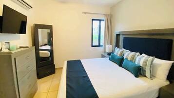 2 bedrooms, iron/ironing board, travel cot, WiFi