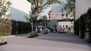 Enceinte de l’hébergement