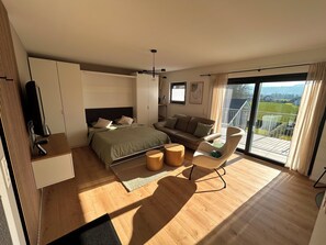 1 chambre, fer et planche Ă repasser, Wi-Fi gratuit, draps fournis