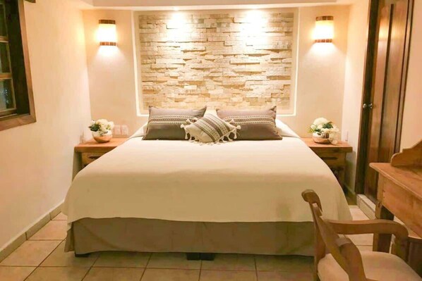 2 habitaciones, tabla de planchar con plancha, cuna de viaje y wifi