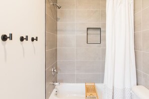 Shower, hair dryer