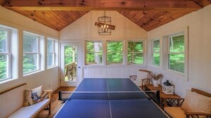 Game room - Large Farmhouse Steps from Downtown Ludlow & Okemo Shuttle (Ludlow)