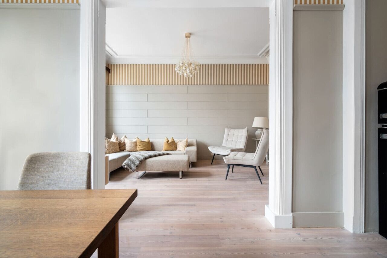 TV, peis og stereoanlegg