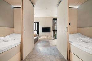 2 chambres, bureau, Wi-Fi, draps fournis