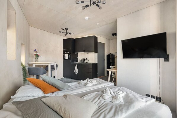 1 habitación, escritorio, wifi y ropa de cama 