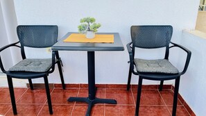 Apartment, 1 Bedroom, Balcony, City View | Outdoor dining - Divjaka Apartments City Center - 214 (Divjakë)