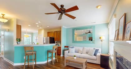 The Villages of Five Points condo w/community pools, tennis courts, shops