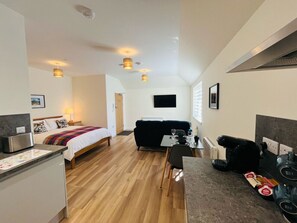 1 間睡房、熨斗/熨衫板、免費 Wi-Fi、床單