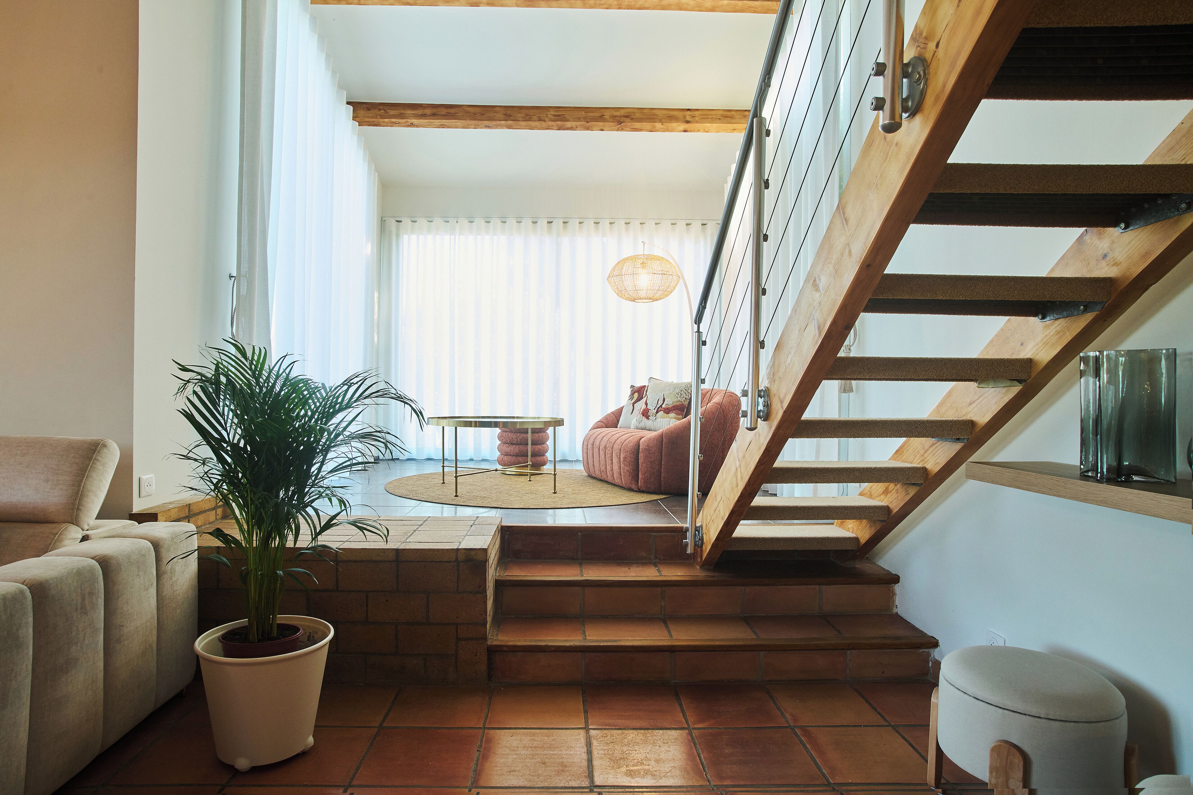 TV connectée, cheminée