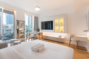 1 多间卧室、熨斗/熨衣板、免费 WiFi、床单