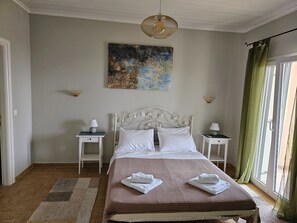 Desk, iron/ironing board, travel crib, free WiFi
