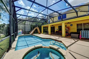 Una piscina climatizada