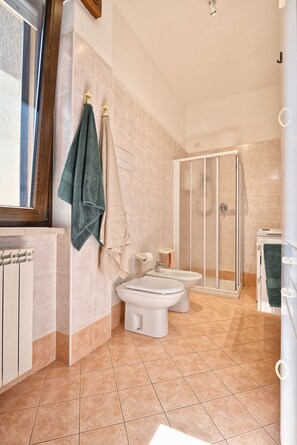 Shower, towels