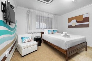 2 habitaciones, tabla de planchar con plancha y wifi 