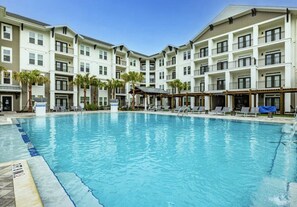 Pool - Beach Bliss: Modern 3 Bed Oasis Mins from Shore (Apollo Beach)