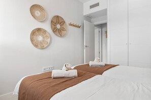 2 bedrooms, iron/ironing board, travel crib, WiFi