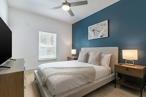 2 bedrooms, desk, iron/ironing board, WiFi - Landing | Chic 2BD, Yoga Studio, Pool (Santa Rosa Beach)