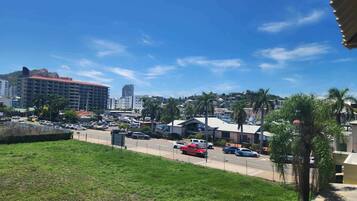 Blick von der Unterkunft