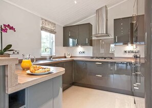 Fridge, oven, stovetop, toaster