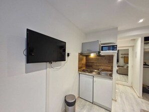 Interior - Studio with WiFi at the foot of the slopes (Megève)