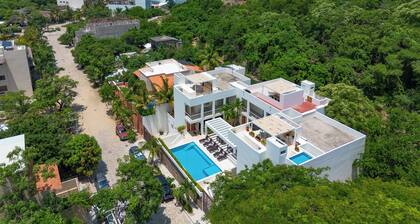 Rooftop Plunge Pool & Surf-Friendly Beach