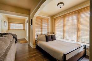 2 bedrooms, iron/ironing board, travel crib, WiFi