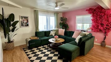 Smart TV, foosball, offices