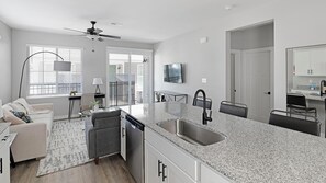 Interior - Landing | Stylish 2BD, Pool, Gym (Madison)