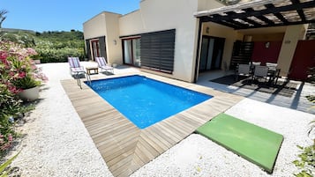 Indoor pool, a heated pool