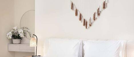 1 habitación, tabla de planchar con plancha, cuna de viaje y wifi